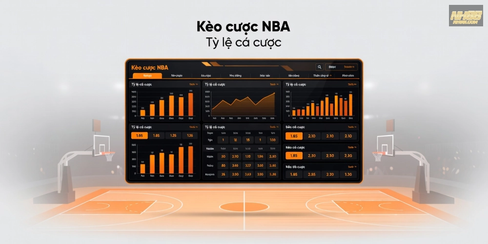 Trải nghiệm cá cược bóng rổ NBA trên NH88 với kèo over/under hấp dẫn và thống kê thời gian thực