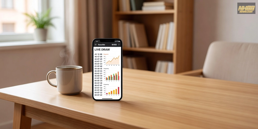 Ảnh giao diện app XosoMe hiển thị kết quả xổ số nh88 chi tiết