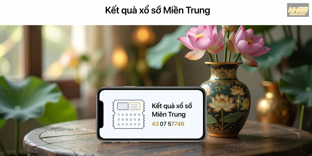 Minh họa giao diện xổ số miền trung nh88 trên nền tảng uy tín với tỷ lệ cược cao